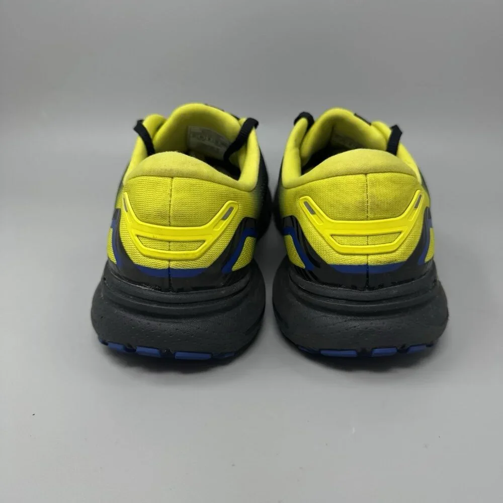 Brooks Ghost 15 Men's Size 10 D (Medium) Running Shoes Black Yellow